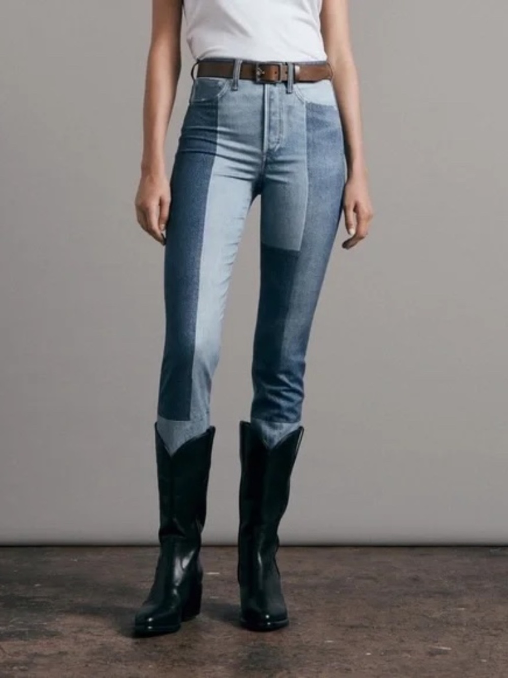 $325 - Rag & Bone Stretch Miramar Nina Cigarette Jeans in Byron Size 26